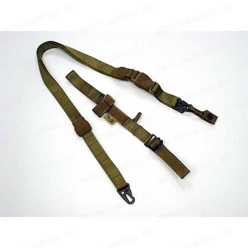 Flyye 1000D Airsoft 3-Point QD Rifle Sling Coyote Brown