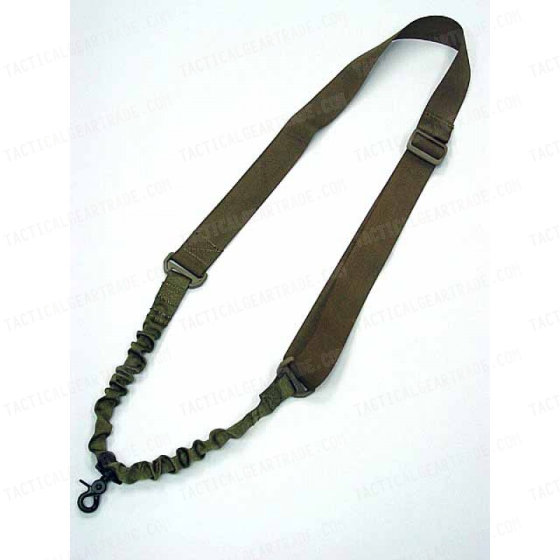 Flyye 1000D Elastic Bungee Hook CQB Rifle Sling Coyote Brown