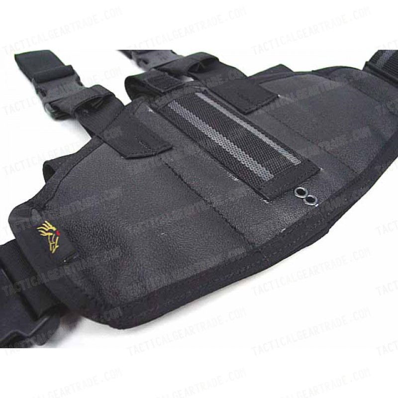 Flyye 1000D Molle Versatile Drop Leg Pistol Holster Black