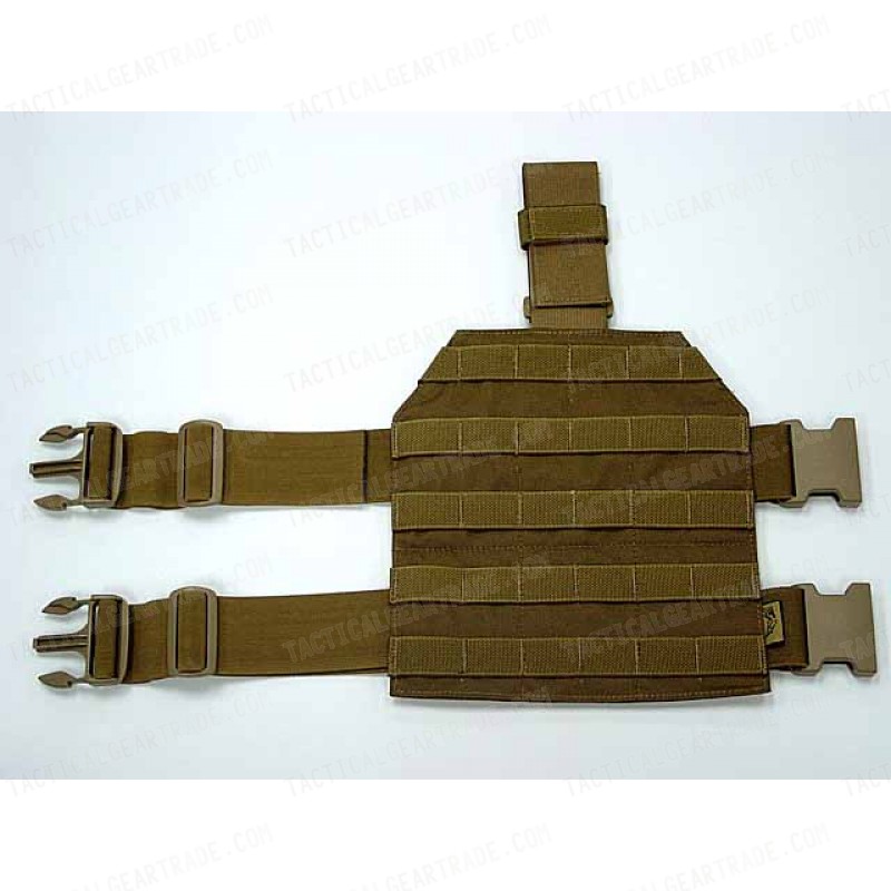 Flyye 1000D Molle Drop Leg Panel Platform Coyote Brown