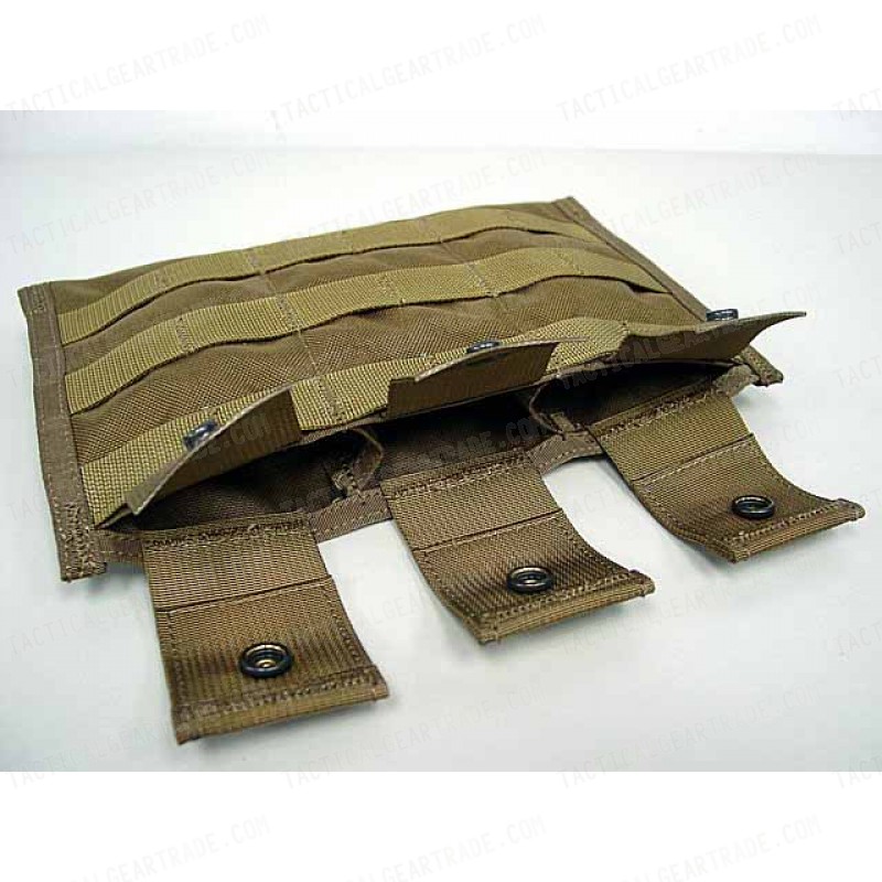 Flyye 1000D Molle Triple M4/M16 Mag Pouch Ver.MI Coyote Brown