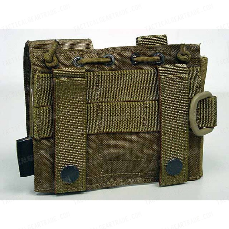 Flyye 1000D Molle SAF Admin Panel Map Pouch Coyote Brown