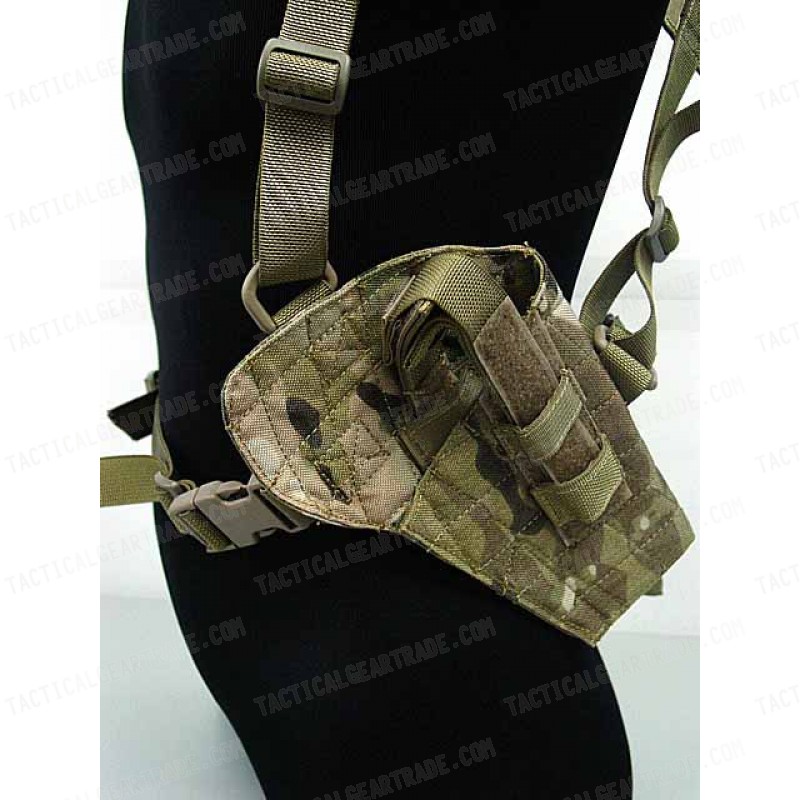 Flyye 500D Shoulder Pistol Holster w/Mag Pouch Multicam