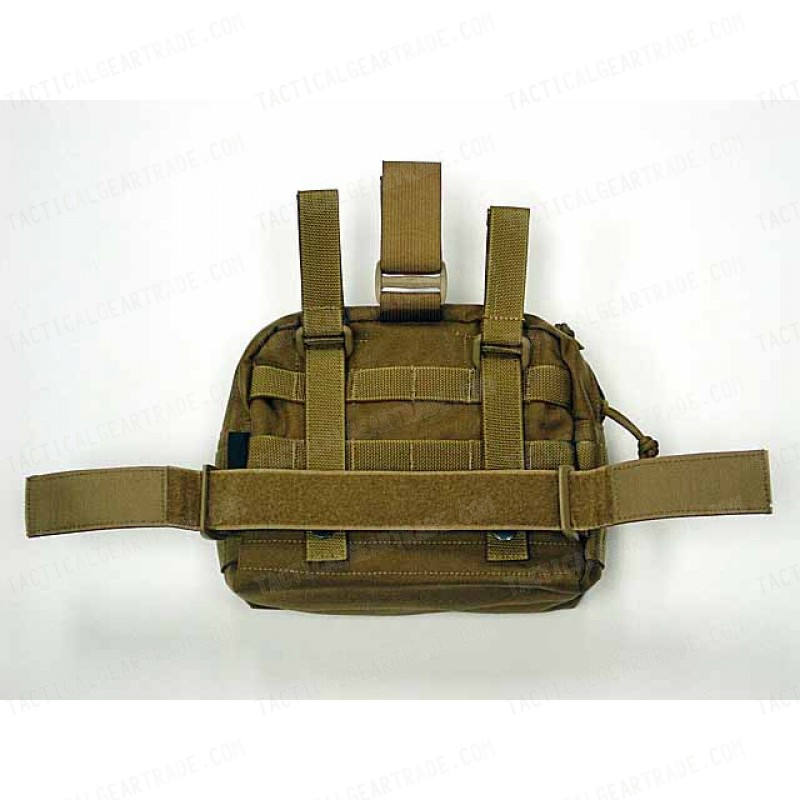 Flyye 1000D Molle Drop Leg Utility Waist Pouch Bag Coyote Brown