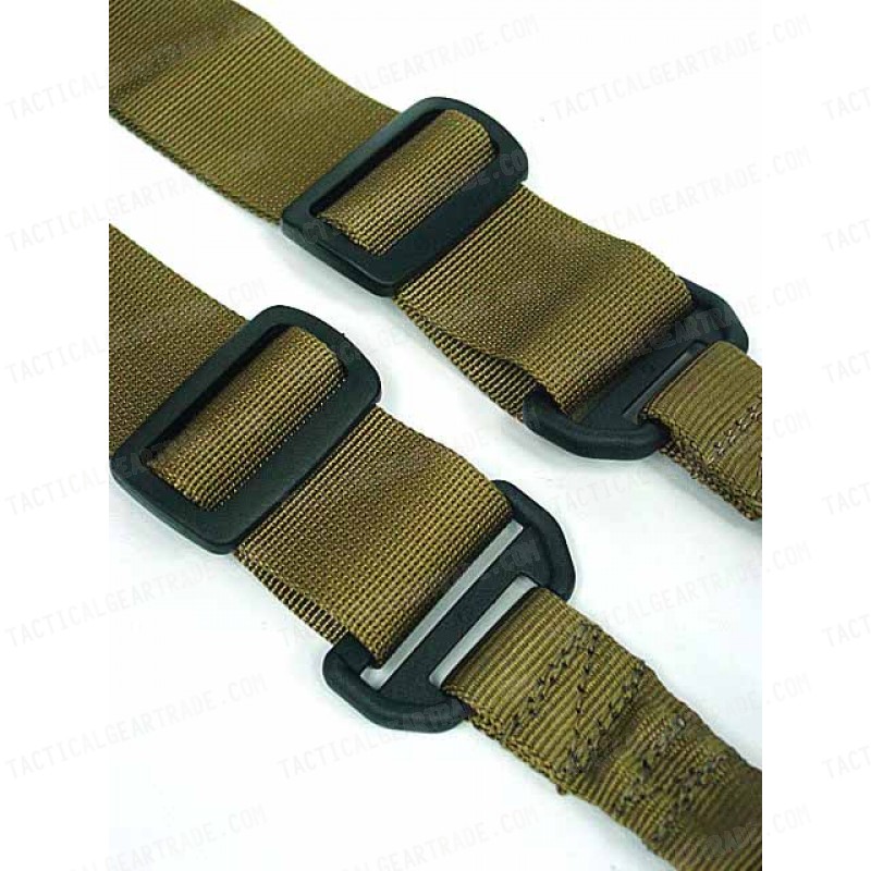 USMC 2-Point Bungee Tactical Rifle Sling Coyote Brown