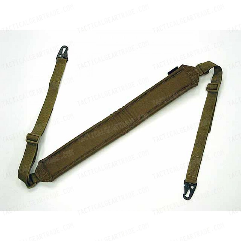 Flyye 1000D LMG Shoulder Padded Rifle Sling Coyote Brown