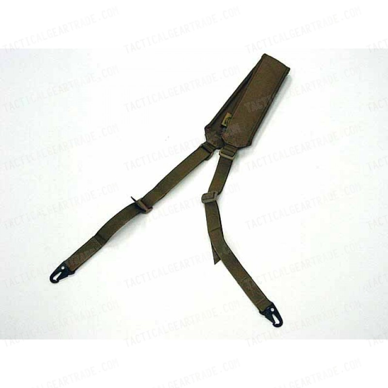 Flyye 1000D LMG Shoulder Padded Rifle Sling Coyote Brown