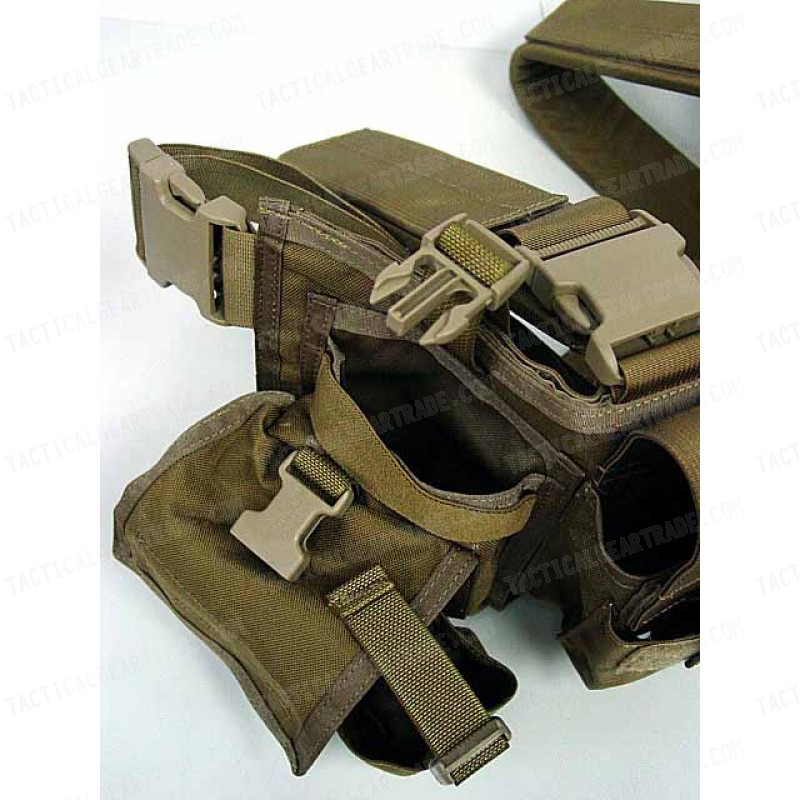 Flyye 1000D Tactical LBT 1961A Band Chest Rig Vest Coyote Brown