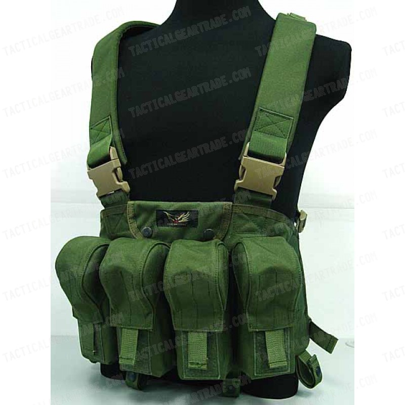 Flyye 1000D Tactical LBT AK Magazine Chest Rig Vest OD