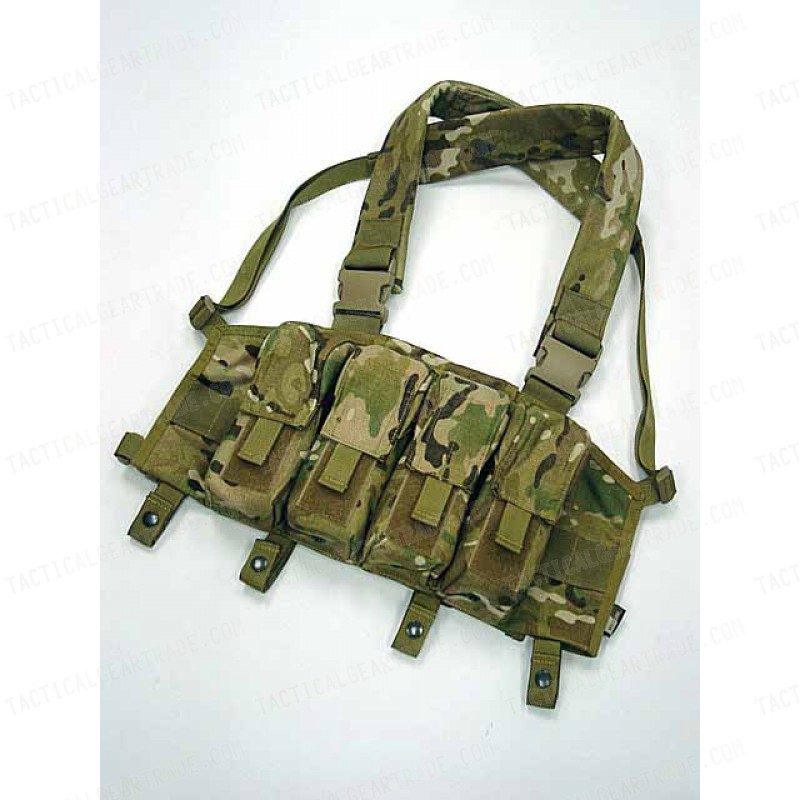 Flyye 500D Tactical LBT AK Magazine Chest Rig Vest Multicam