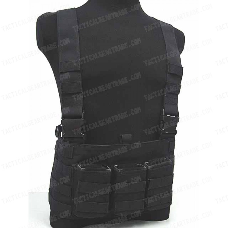 Flyye 1000D Molle LAW ENF Magazine Chest Rig Vest Black