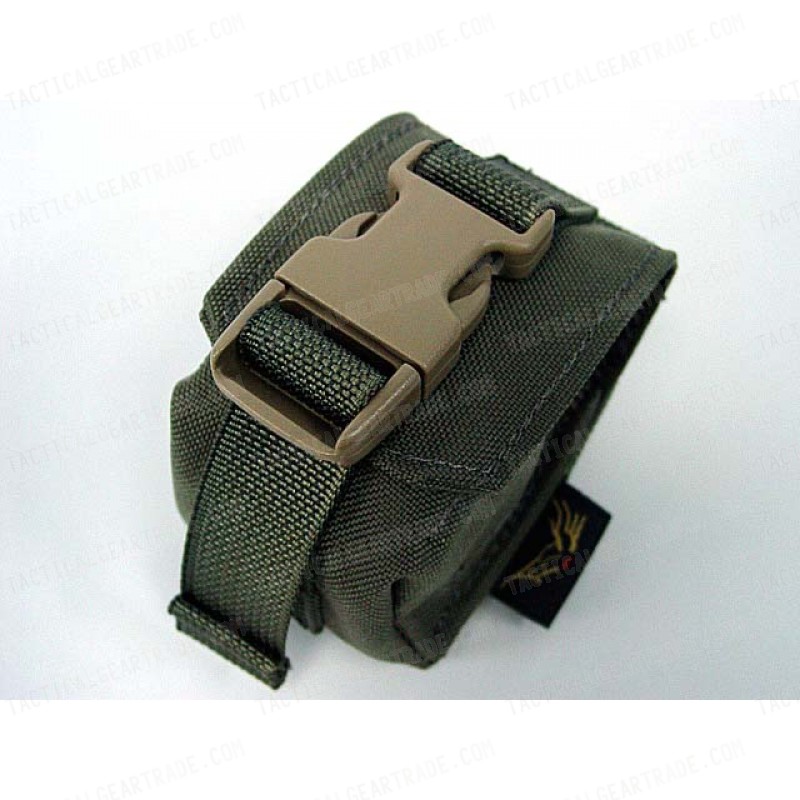 Flyye 1000D Molle Single Frag Grenade Pouch Ranger Green