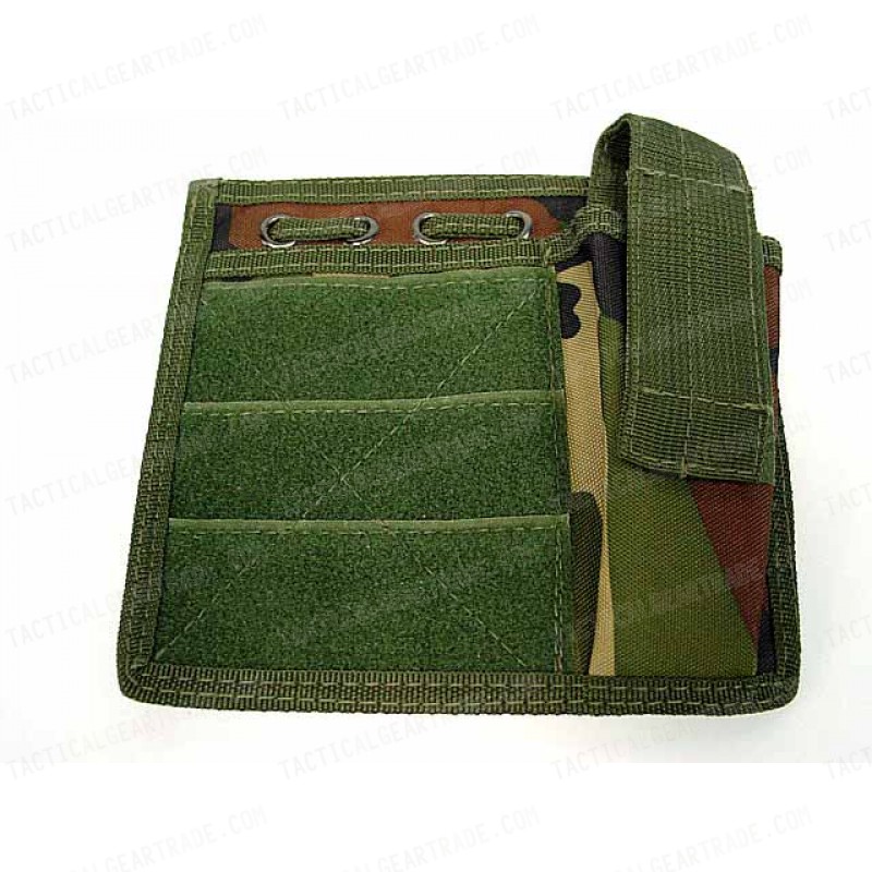 Molle MOD Map Torch Admin Pouch Camo Woodland