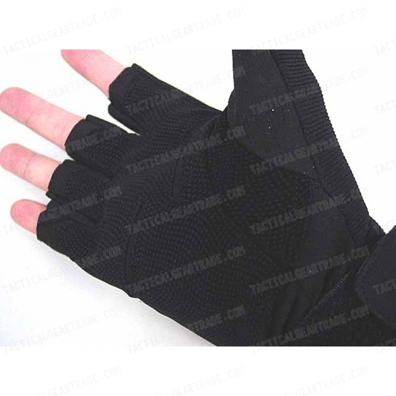 Special Operation Tactical Half Finger Assault Gloves Black