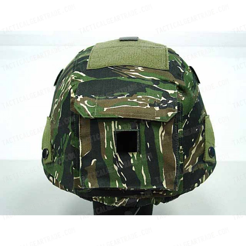 USGI MICH TC-2000 ACH Helmet Cover Tiger Stripe Camo Ver. 1