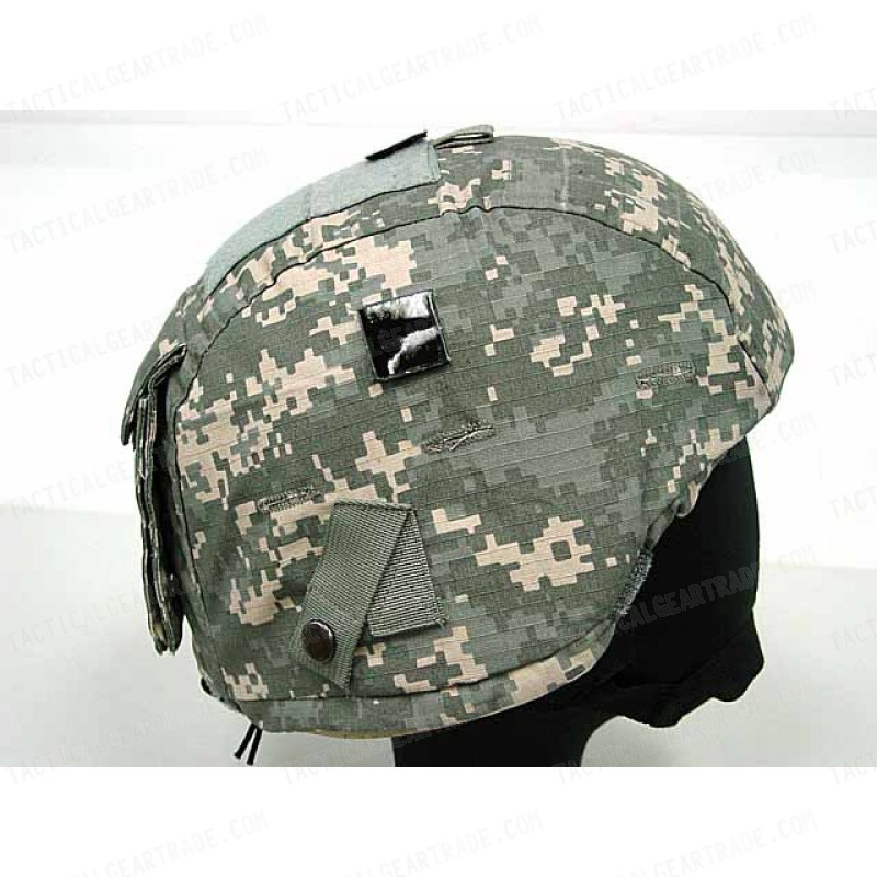 USGI MICH TC-2000 ACH Helmet Cover Digital ACU Camo Ver. 1
