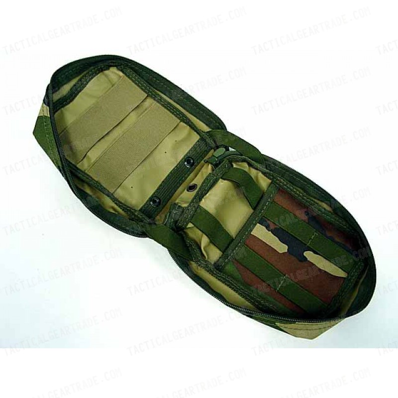 Molle Medic First Aid Pouch Bag Camo Woodland