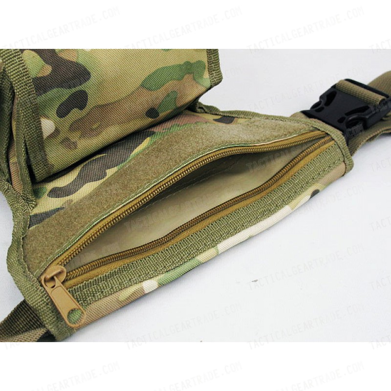 Drop Leg Utility Waist Pouch Carrier Bag Multi Camo