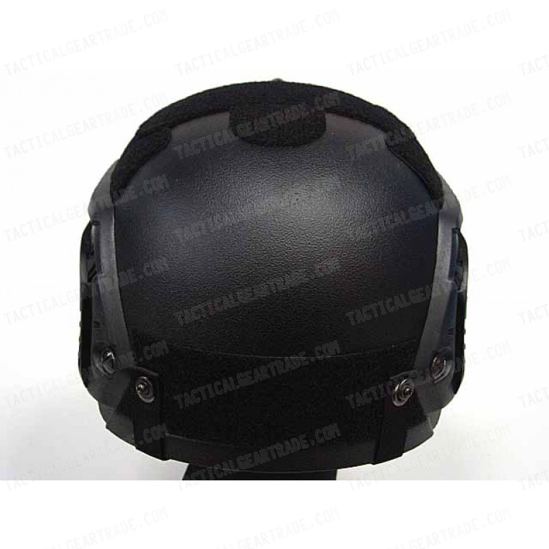 IBH Helmet with NVG Mount & Side Rail Black