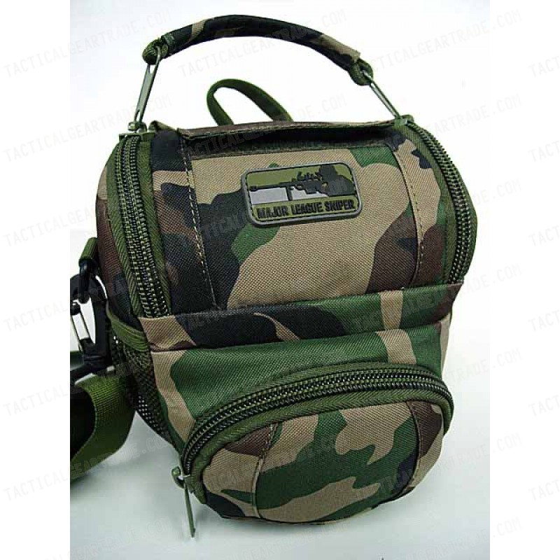 MID DSLR/SLR Camera Case Shoulder Bag Camo Woodland