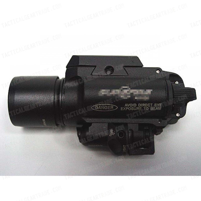 X400 Type CREE LED Flashlight Weaponlight & Red Laser