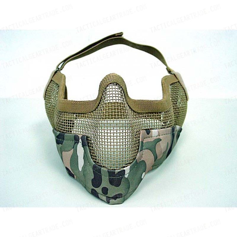 Stalker Type Half Face Metal Mesh Raider Mask Ver. 2 Multi Camo