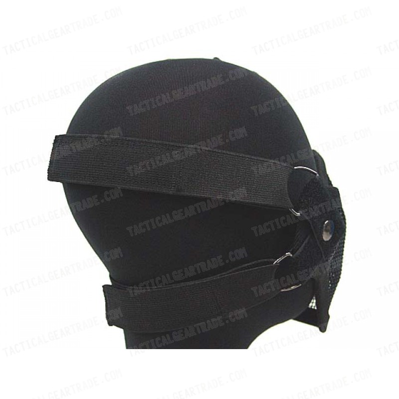 Black Bear Airsoft Stalker Style Shadow Mesh Mask Black
