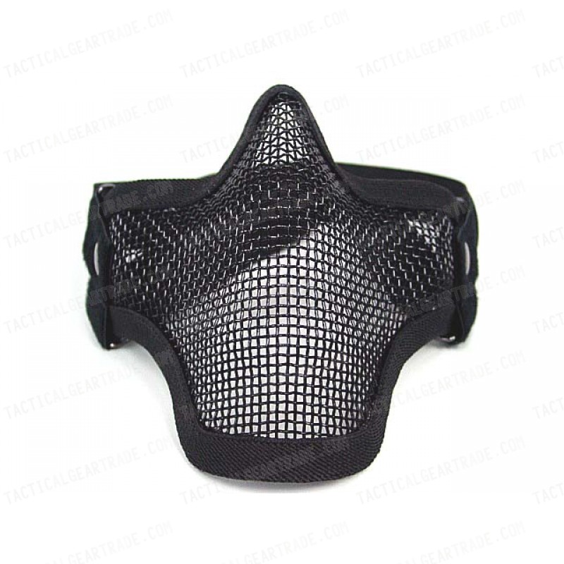 Black Bear Airsoft Stalker Style Shadow Mesh Mask Black