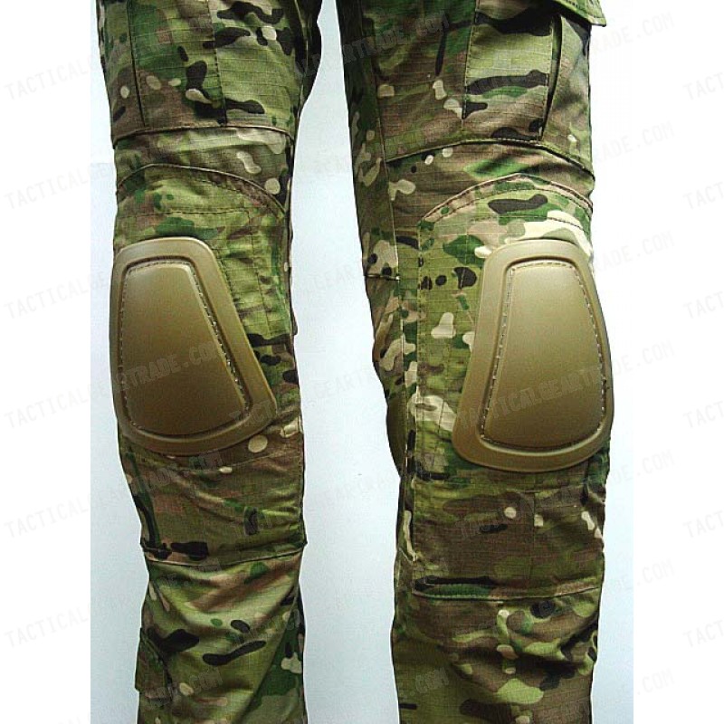 CP Gen 2 Style Tactical Combat Pants with Knee Pads Multi Camo