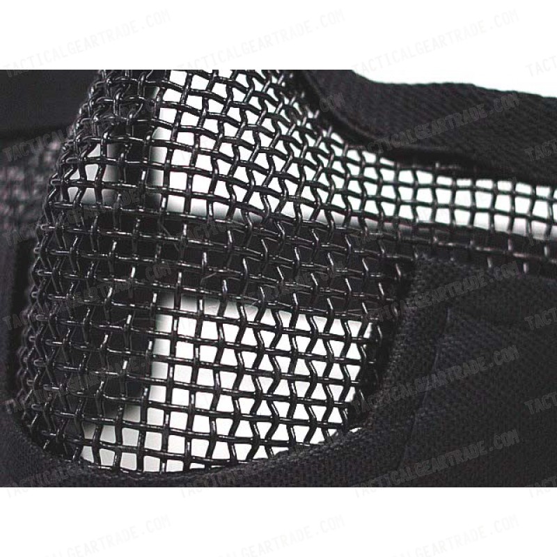 Black Bear Airsoft Stalker BAT Style Raider Mesh Mask Black