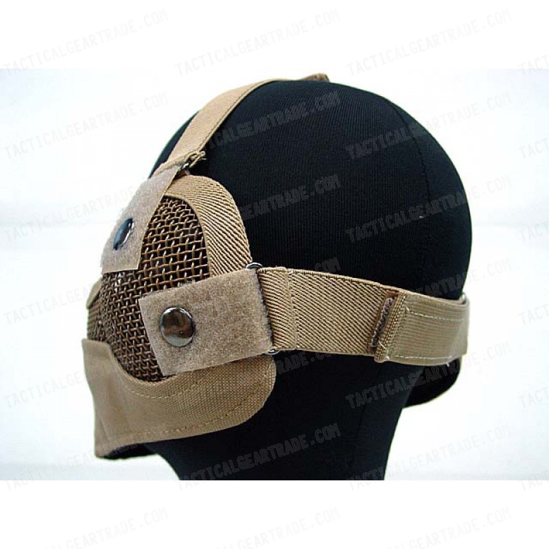 Black Bear Airsoft Stalker BAT Style Raider Mesh Mask Tan