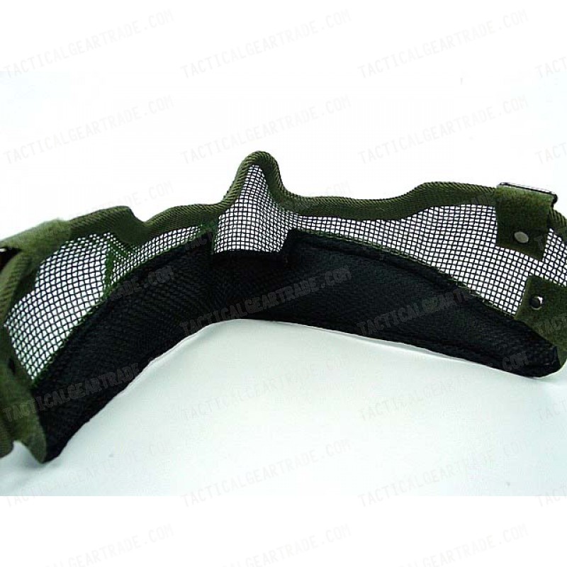 Black Bear Airsoft Stalker BAT Style Raider Mesh Mask OD