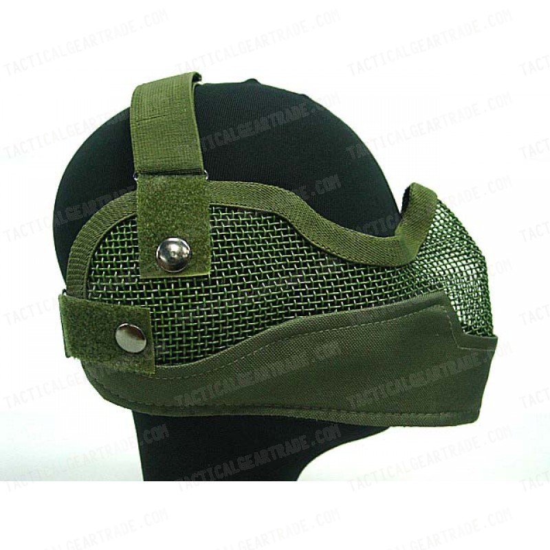 Black Bear Airsoft Stalker BAT Style Raider Mesh Mask OD