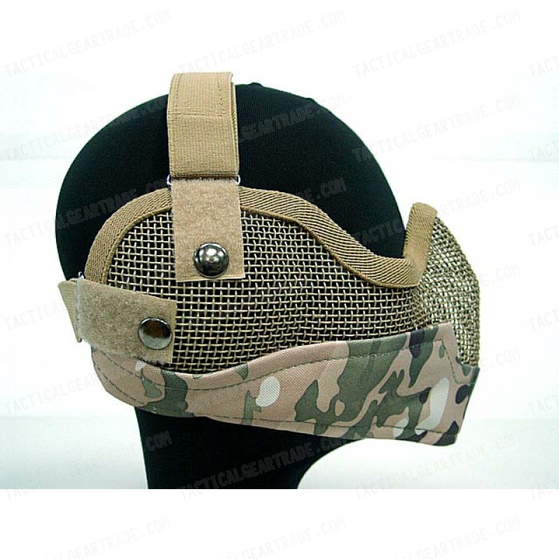 Black Bear Airsoft Stalker BAT Style Raider Mesh Mask Multi Camo