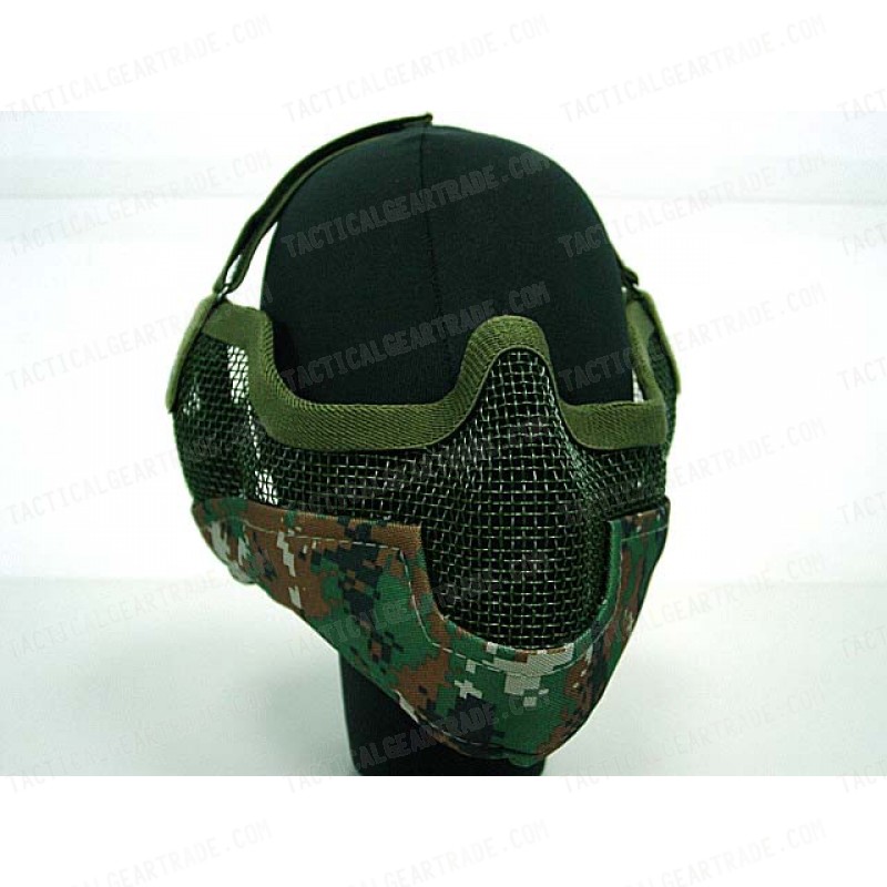 Black Bear Airsoft Stalker BAT Raider Mesh Mask Digital Woodland