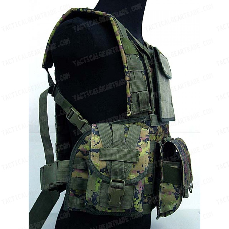 Airsoft Molle Canteen Hydration Combat RRV Vest CADPAT Camo