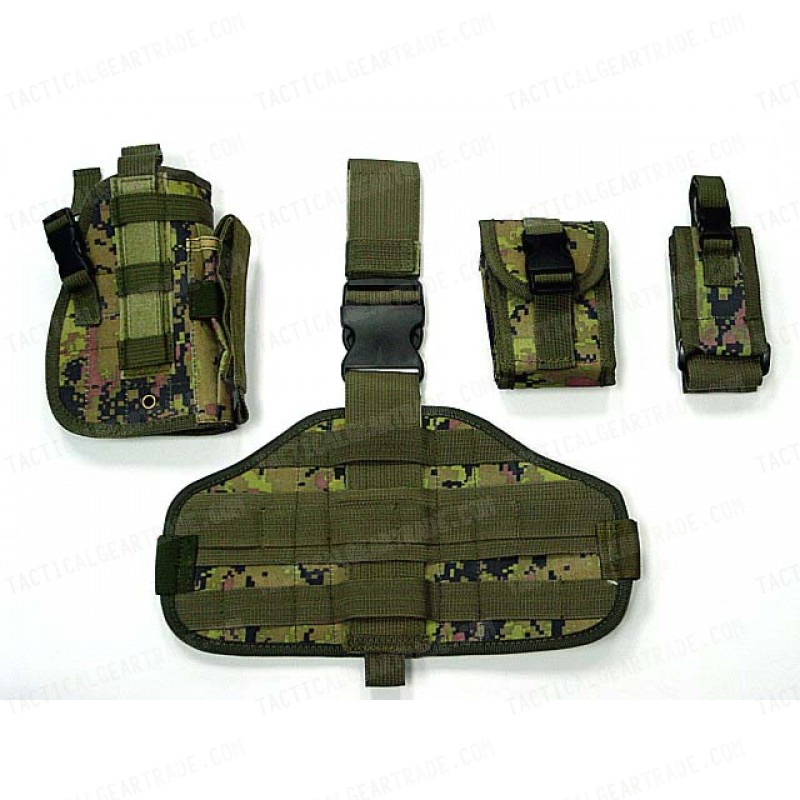 Component Molle Drop Leg Pistol Holster CADPAT Digital Camo