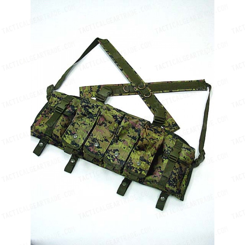 AK Magazine Chest Rig Carry Vest CADPAT Digital Woodland Camo