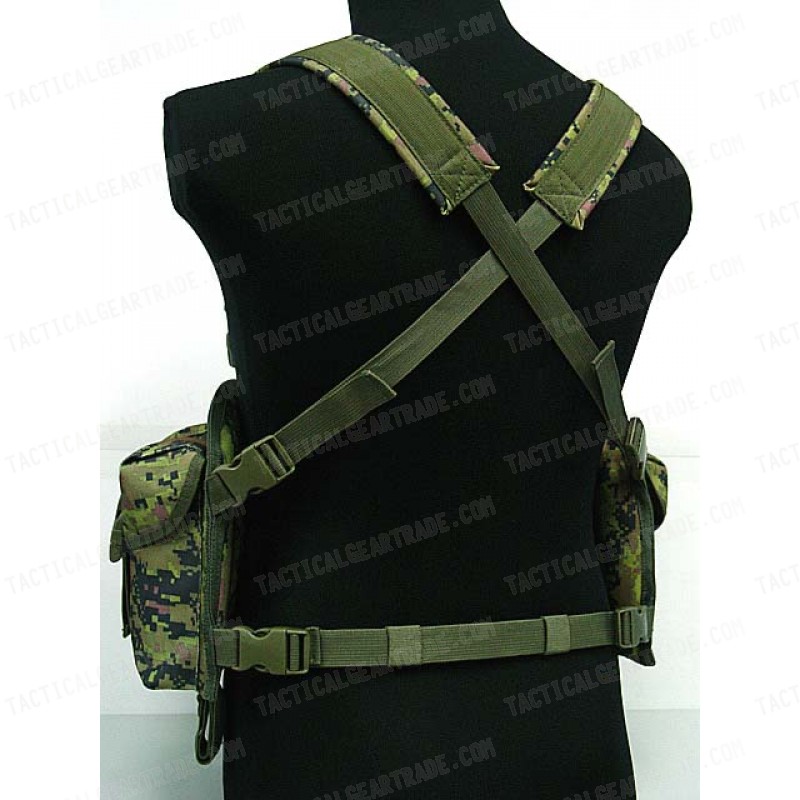 AK Magazine Chest Rig Carry Vest CADPAT Digital Woodland Camo