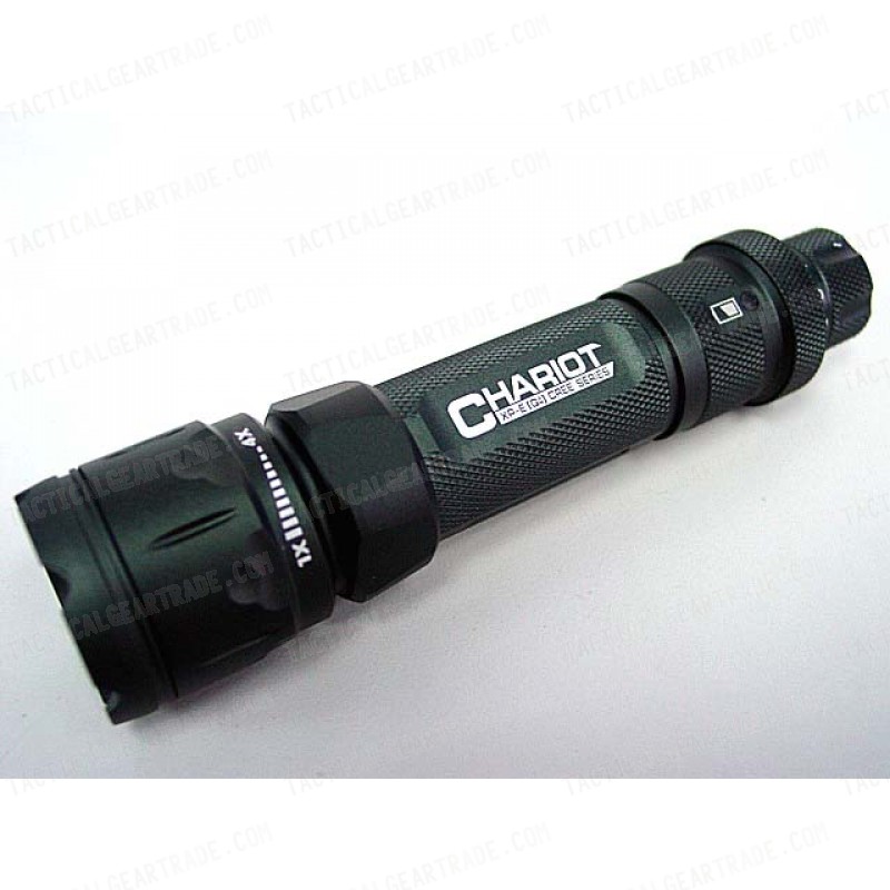 CHARIOT XP-E CREE Q4 LED 235 Lumens Multifunction Flashlight