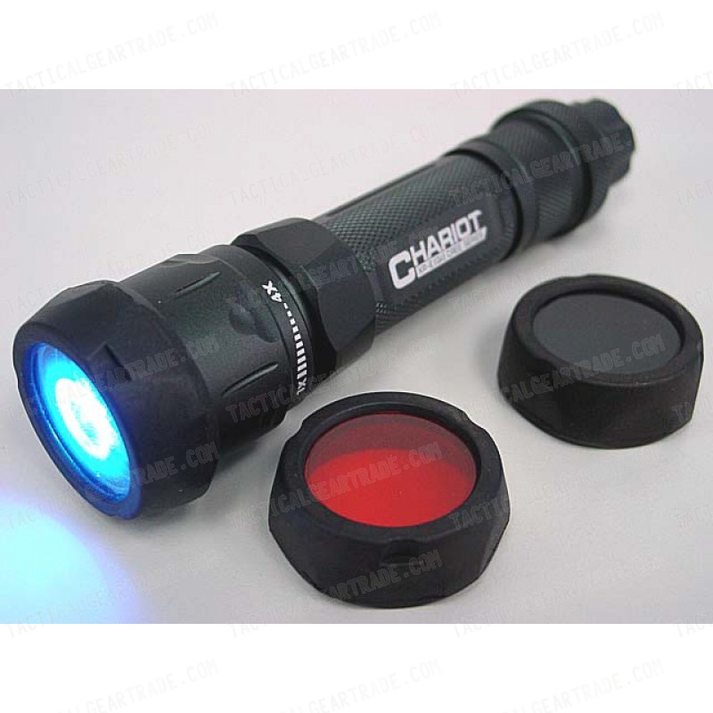 CHARIOT XP-E CREE Q4 LED 235 Lumens Multifunction Flashlight