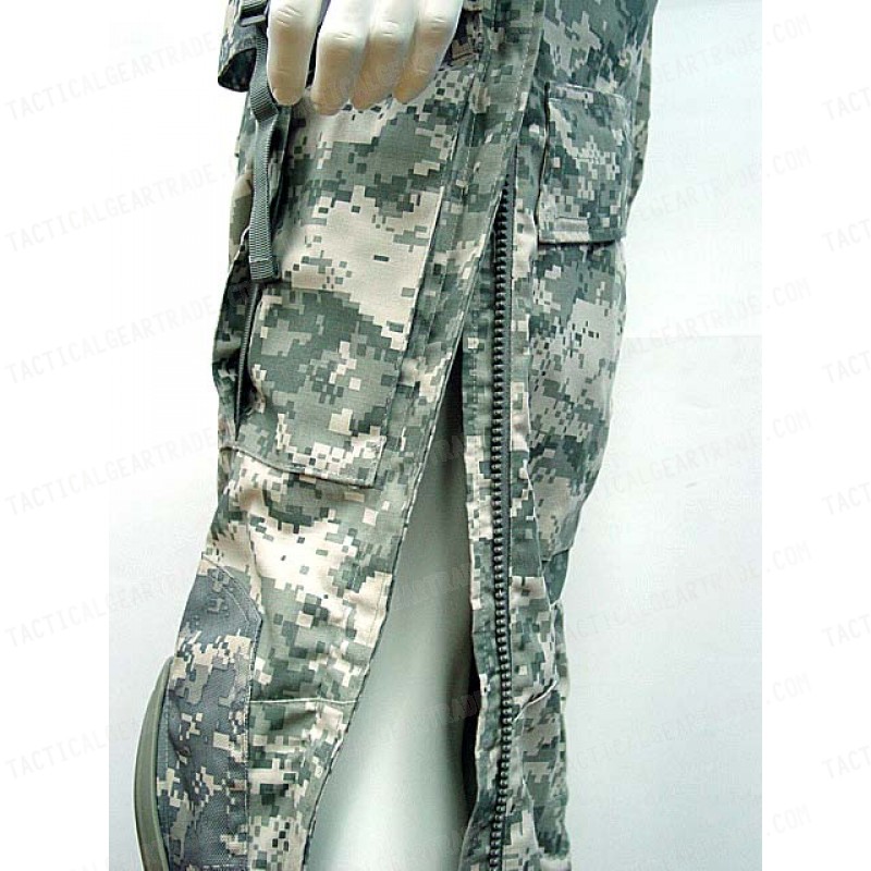 Tactical Combat Pants with Knee Pads Digital ACU Camo