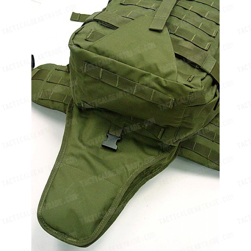 Tactical Molle Rifle Gear Combo Backpack OD