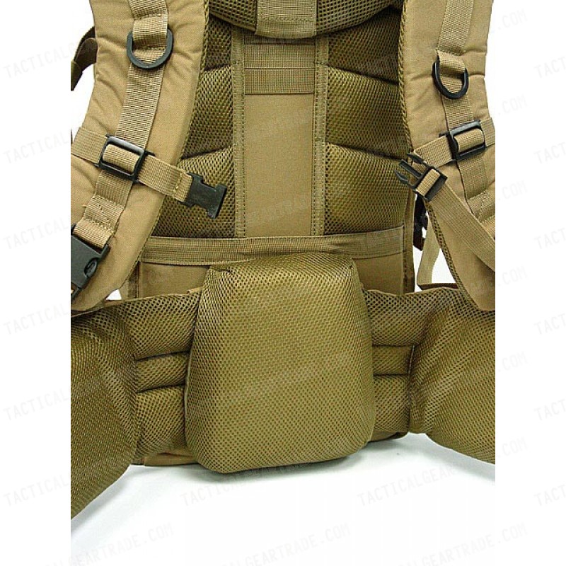 Tactical Molle Rifle Gear Combo Backpack Coyote Brown