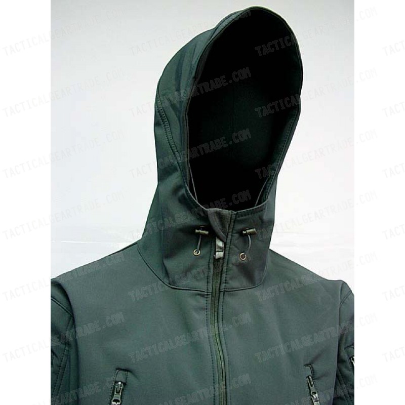 Stealth Hoodie Shark Skin Soft Shell Waterproof Jacket Gray