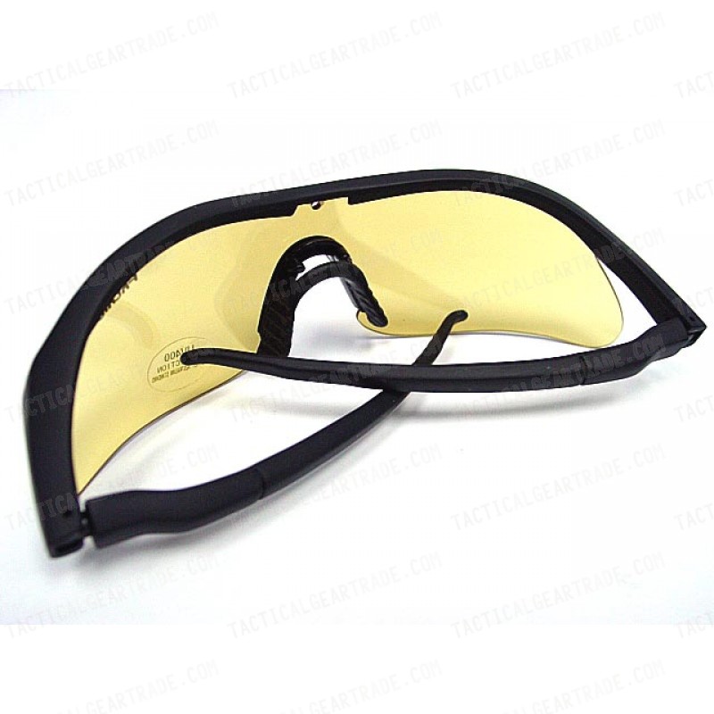 UV Protect Police Shooting Glasses Sunglasses Yellow for 5.24 Tacticalgeartrade uk