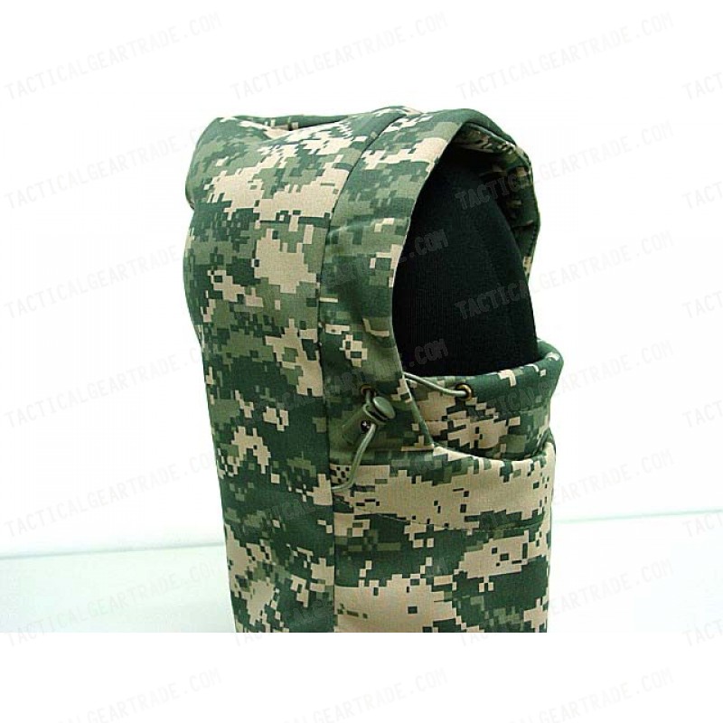 Balaclava Fleece Hood Full Face Head Mask Digital ACU Camo