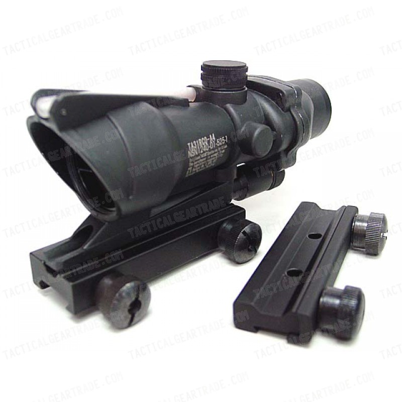 ACOG Type 4x32 Red Illuminated Cross Sight Scope w/ Dummy Fiber