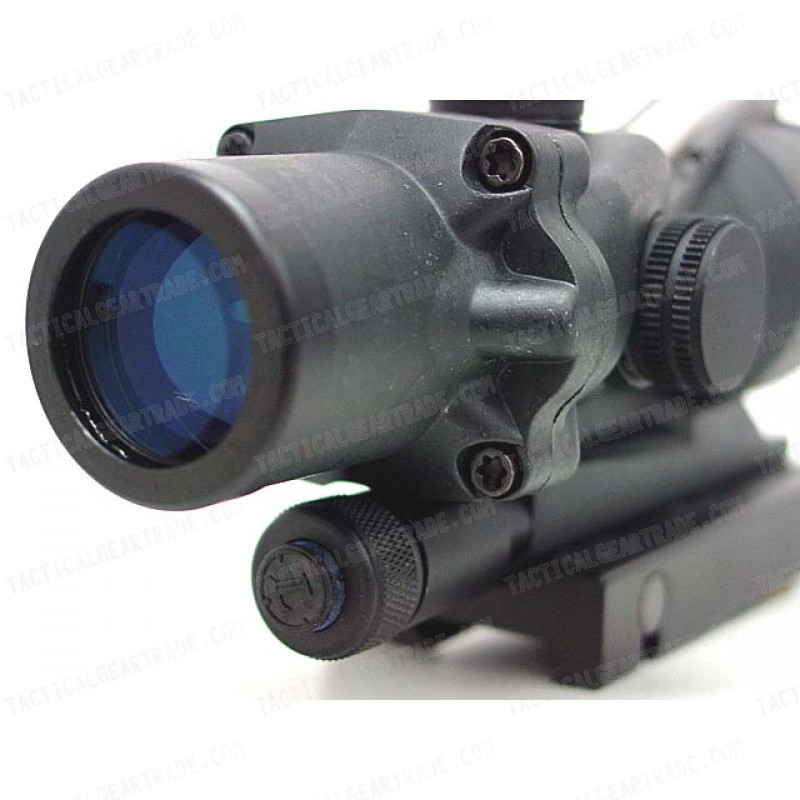 ACOG Type 4x32 Red Illuminated Cross Sight Scope w/ Dummy Fiber