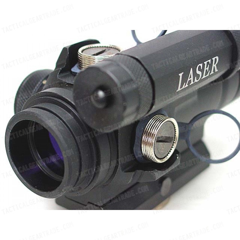 ANS 553G 22mm Red/Green Dot Holographic Sight With Tactical Rail Mount & Green Laser, CR123A Powered